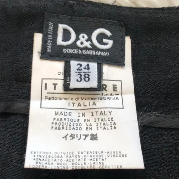 • Dolce &amp; Gabbana • Black Pencil Skirt 2