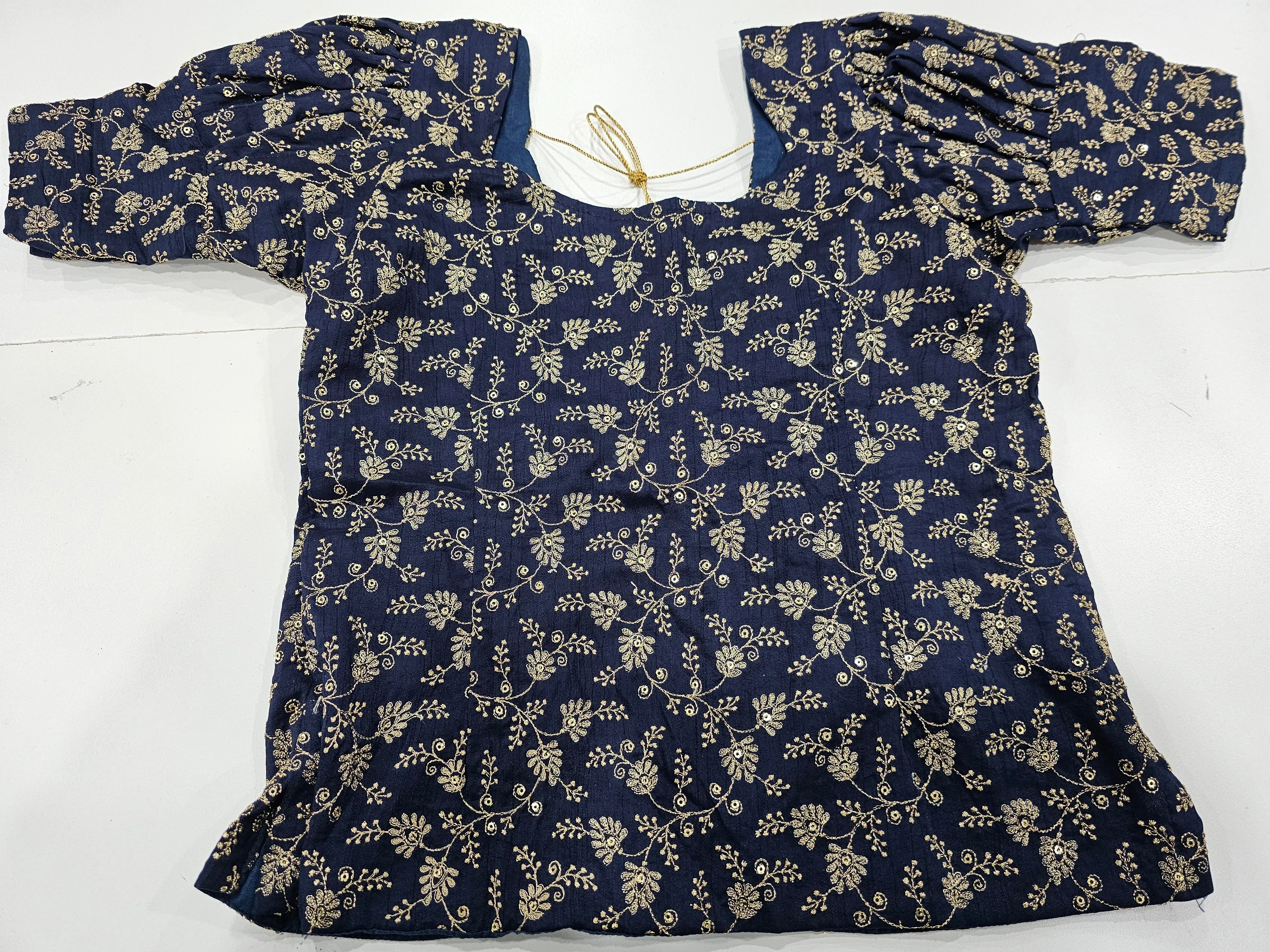 10-15 yrs - Georgette silk Embroidered Lehanga Set