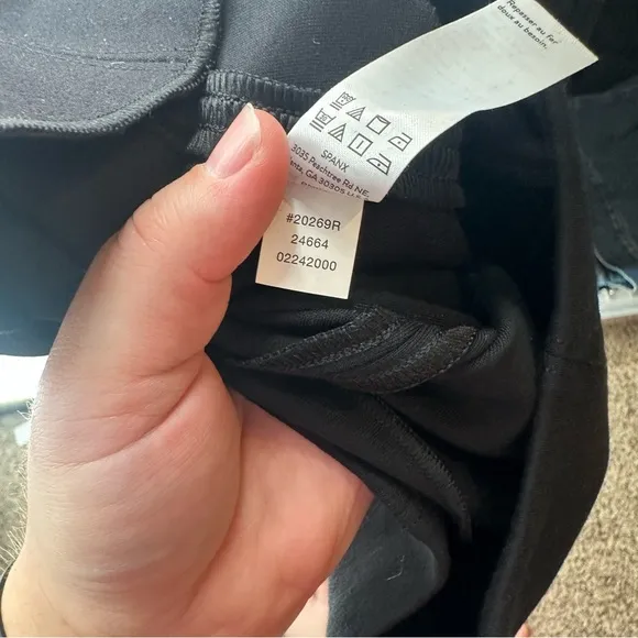 $118 Spanx The Perfect Black Ponte Pencil Skirt  20269R Black - Size XS