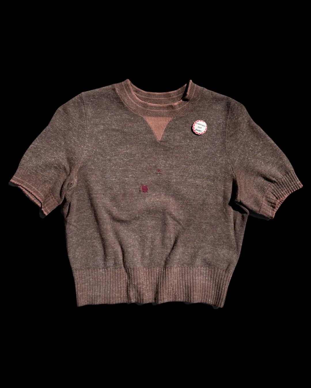 1940s Knit V Stitch Sweater
