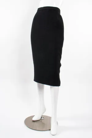1993 A/W Bouclé Midi Pencil Skirt