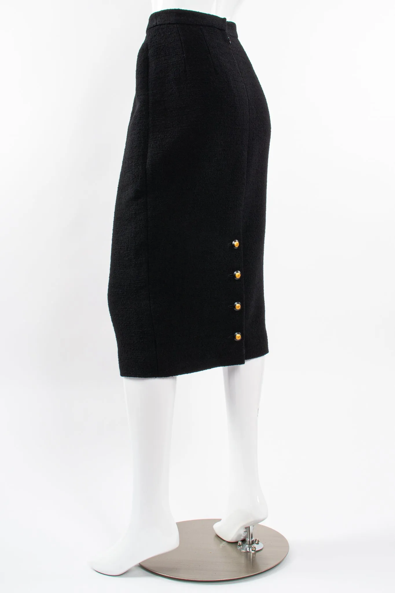 1993 A/W Bouclé Midi Pencil Skirt