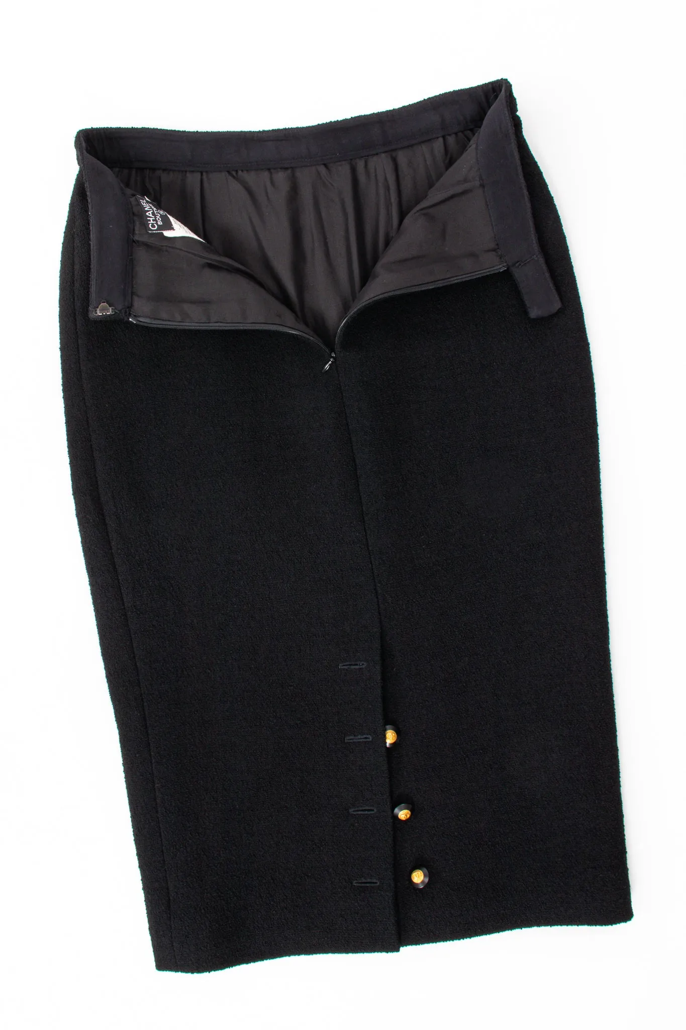1993 A/W Bouclé Midi Pencil Skirt