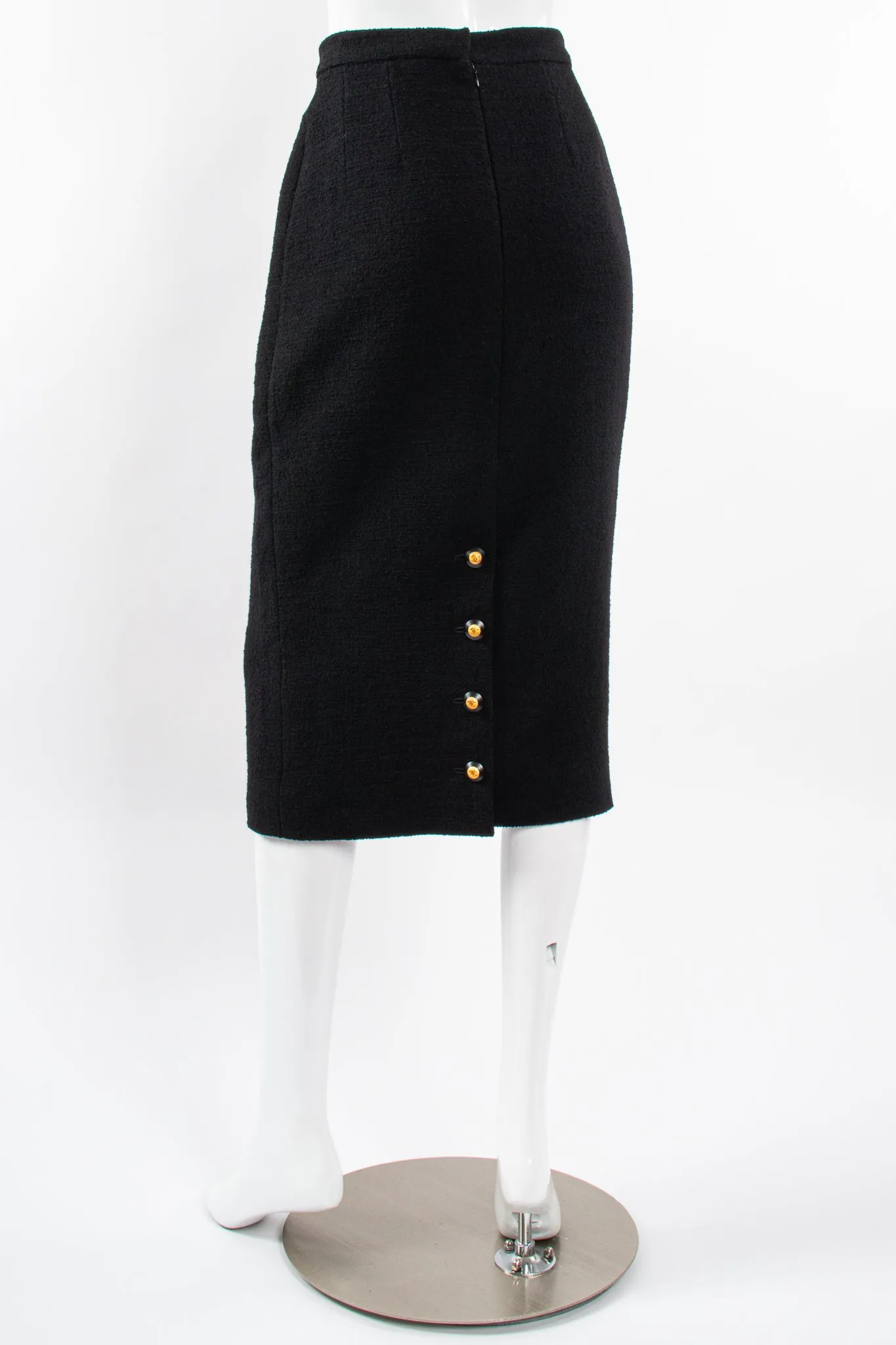 1993 A/W Bouclé Midi Pencil Skirt