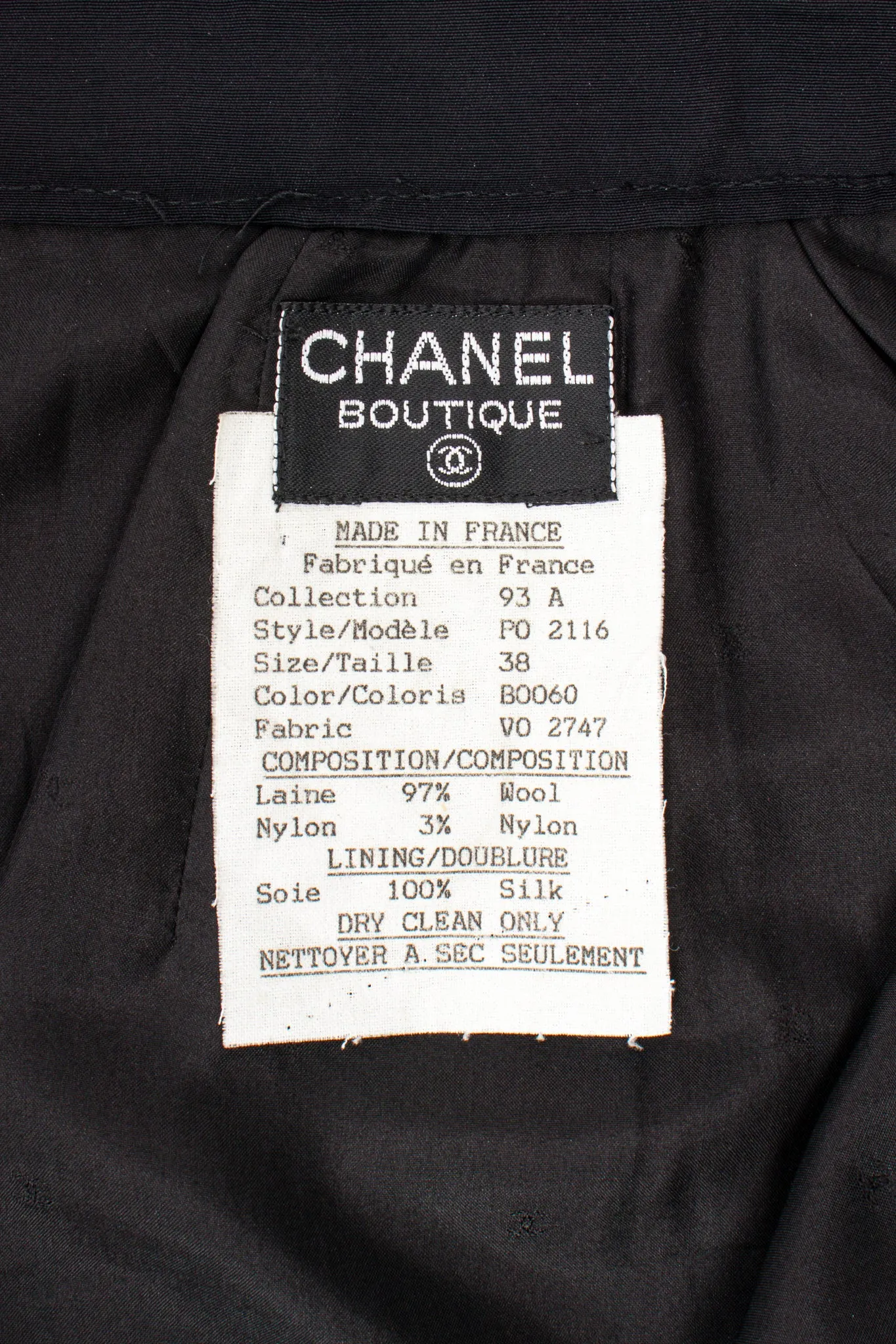 1993 A/W Bouclé Midi Pencil Skirt