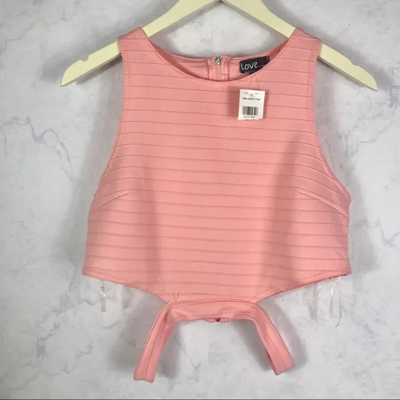 2 Piece Pink Ribbed Set