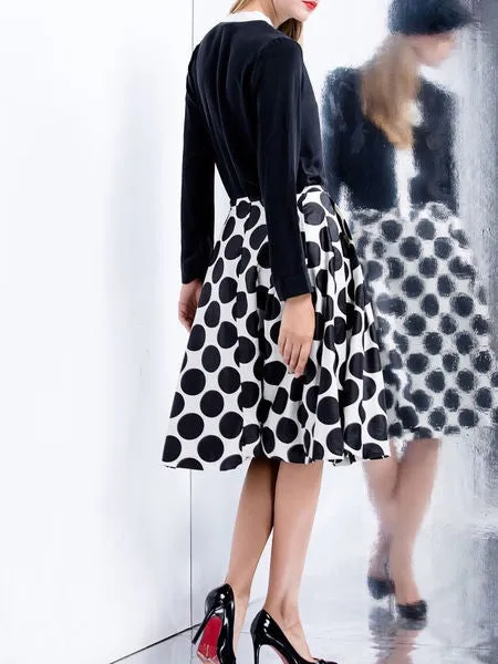 (A) Bow Silk Blouse