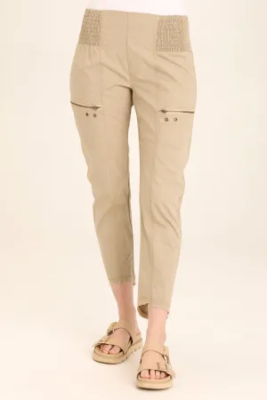 Acker Zipper Slim Crop