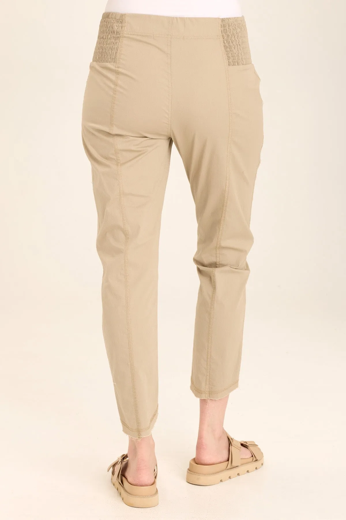 Acker Zipper Slim Crop