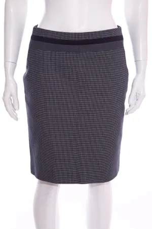 Akris Punto Navy Polka Dot Pencil Skirt SZ 4