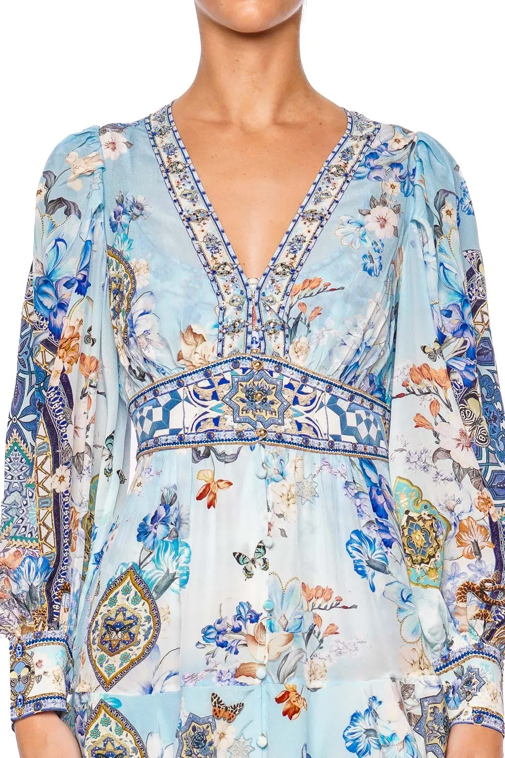 Al Manial Palace Memoirs Frill Mini Dress