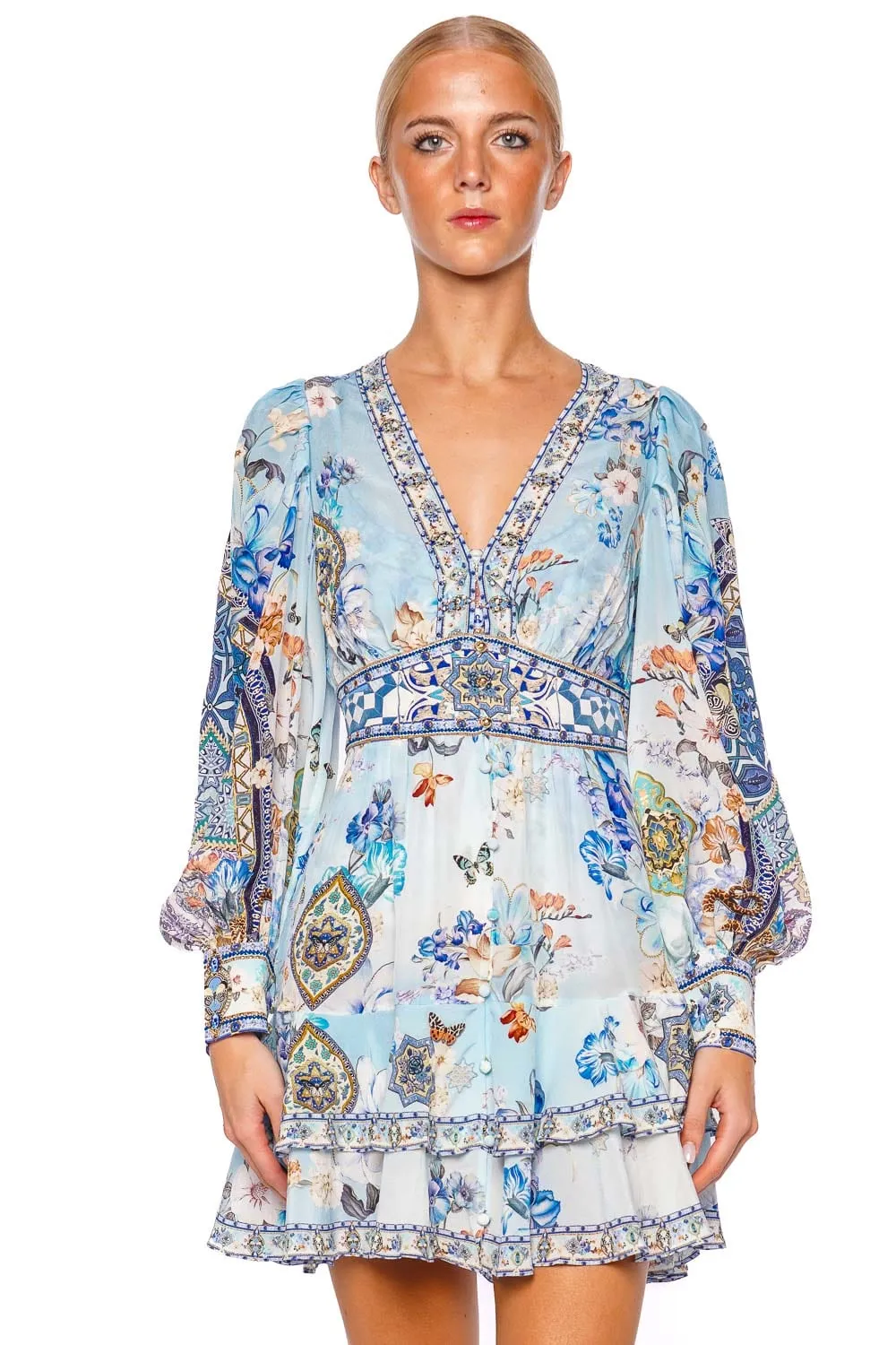 Al Manial Palace Memoirs Frill Mini Dress