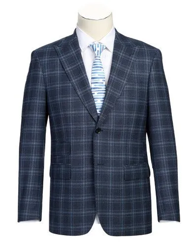 Alessandro Vitello by Renoir 2-Piece Slim Fit Stretch Suit 562-4