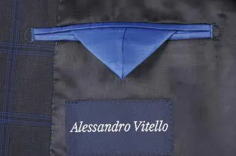 ALESSANDRO VITELLO New Slim Fit Wool Suit 566-8