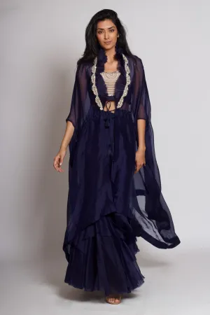 Anamika Khanna Crop Top Skirt Set