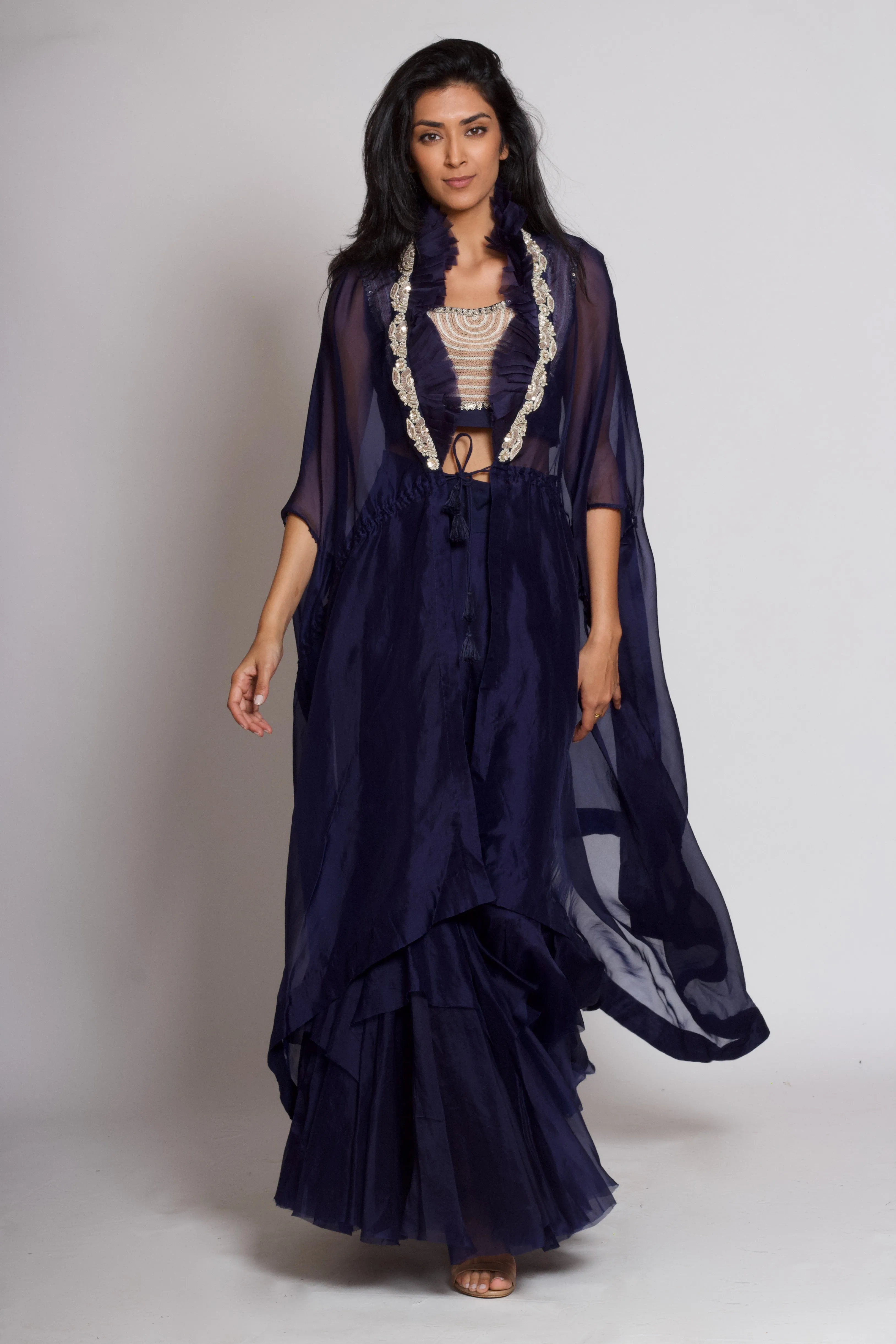 Anamika Khanna Crop Top Skirt Set
