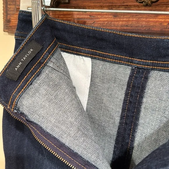 Ann Taylor Denim Pencil Skirt
