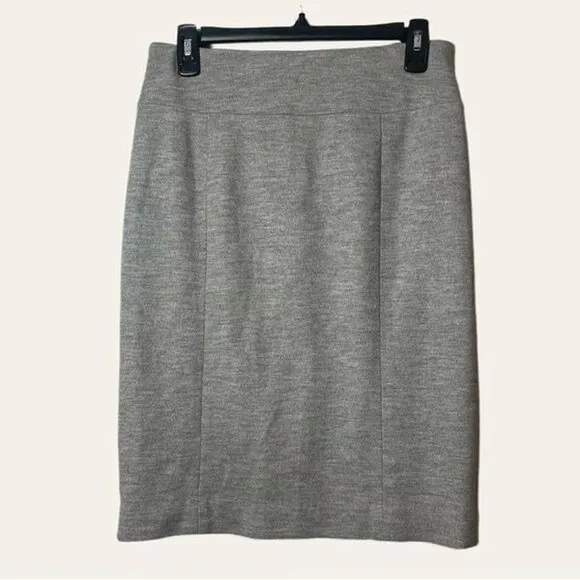 Ann Taylor || Gray Wool Skirt || 4