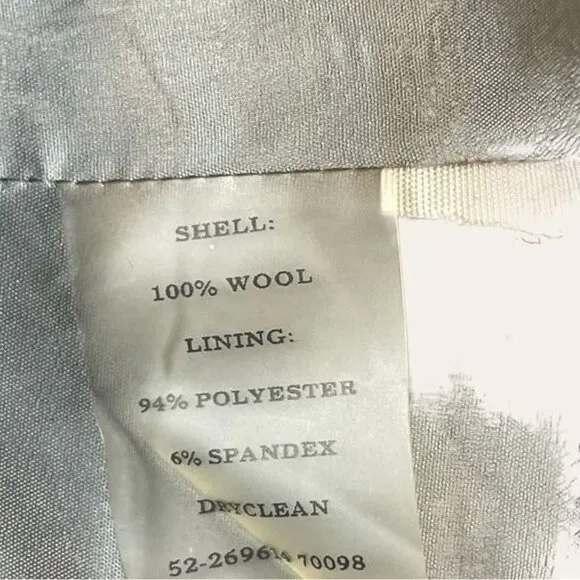 Ann Taylor || Gray Wool Skirt || 4