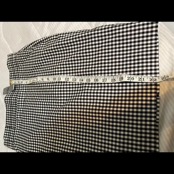 Ann Taylor Pencil Skirt Checkered Plaid 6P