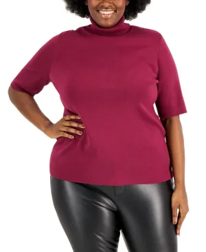 Anne Klein Womens Plus Size Turtleneck Sweater 10839635