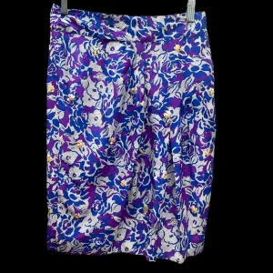 Anthropologie Fei Scattered Sequins Floral Silk Skirt