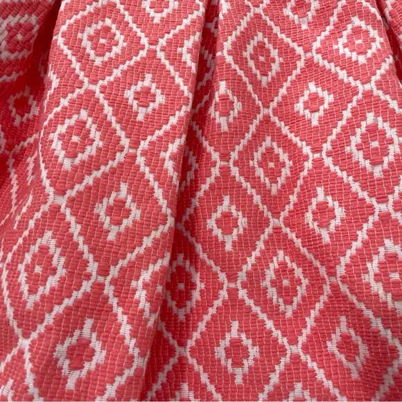 Anthropologie Hutch Diamond Jacquard Fit &amp; Flare Dress | Size 6