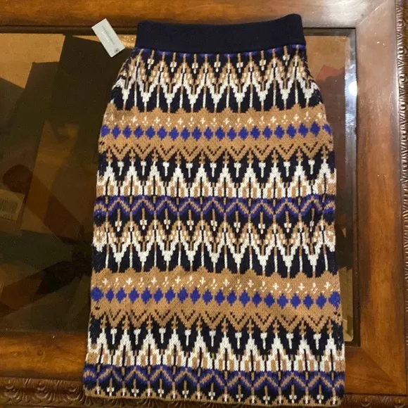 Anthropologie  Knitted Sweater Pencil Skirt. Size XS Petite NWT!!