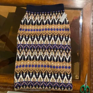 Anthropologie  Knitted Sweater Pencil Skirt. Size XS Petite NWT!!