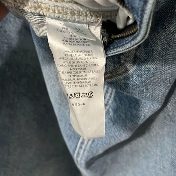 ANTHROPOLOGIE Pilcro and the Letterpress Denim Pencil Midi Skirt, Size 2