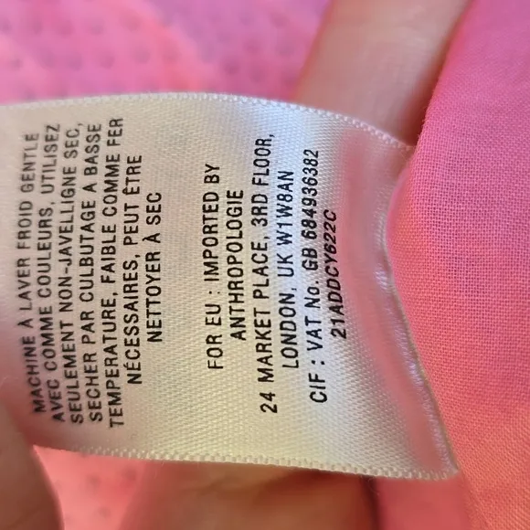 Anthropologie pink polka dot Moulinette Soeurs Melon Ball fit and flare dress 8