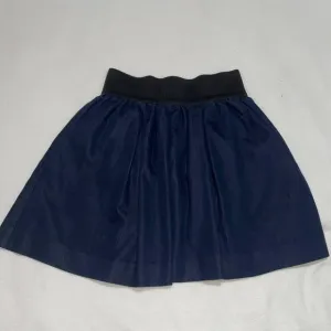 Aqua Navy Bandage A-Line Skater Mini Skirt
