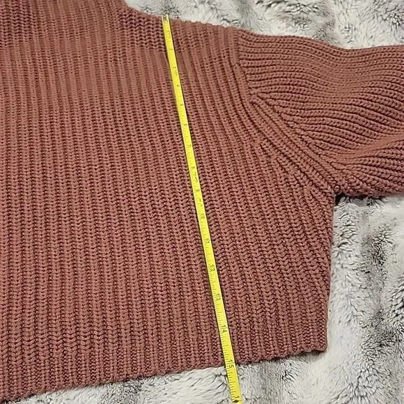 Aritzia Wilfred Montpellier crop turtleneck sweater, 2XS
