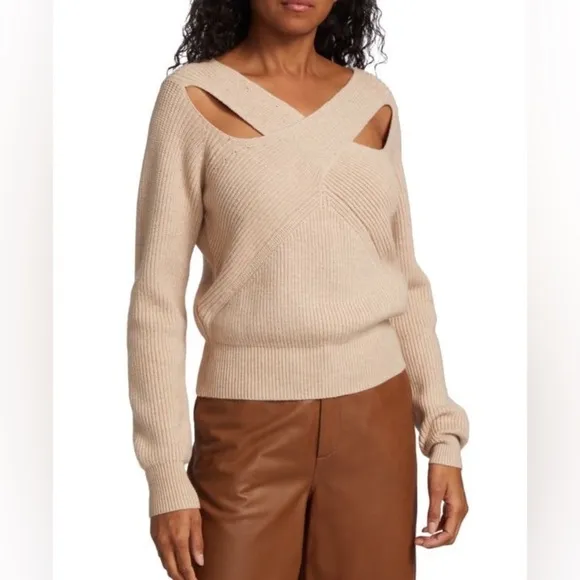 Astr the Label Viana Rib-Knit Sweater