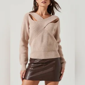 Astr the Label Viana Rib-Knit Sweater