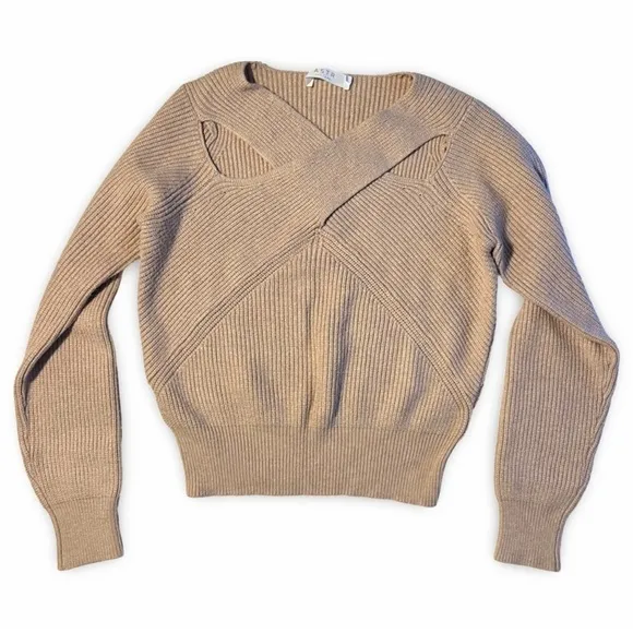 Astr the Label Viana Rib-Knit Sweater