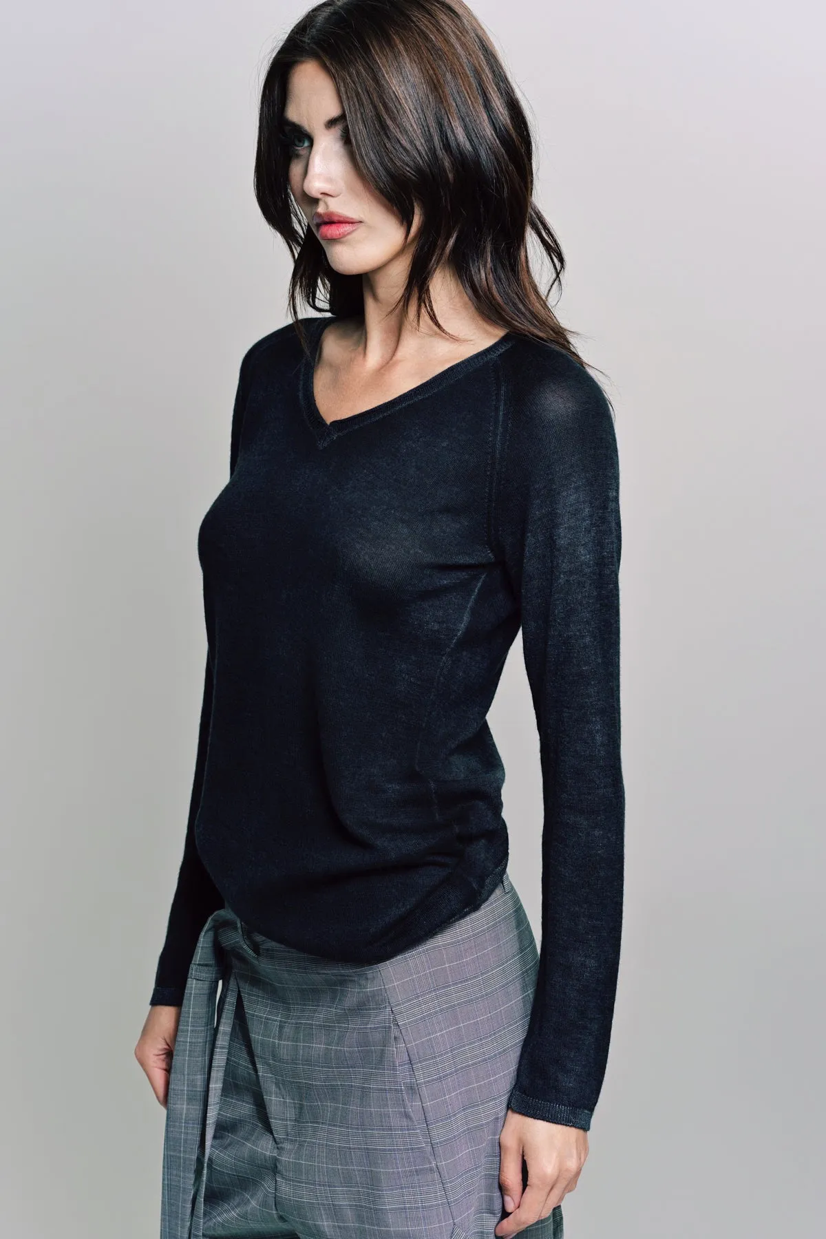 AVANT TOI | HAND PAINTED OFF-GAUGE PULLOVER