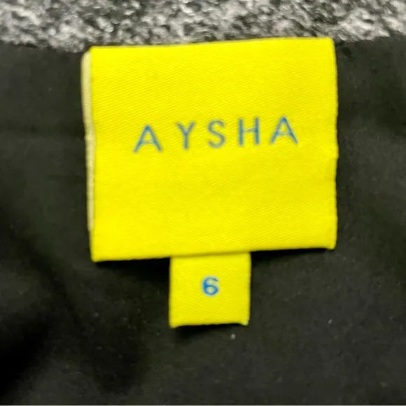 Aysha Wool Blend Color Gradient Pencil Skirt