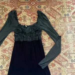 Bailey 44 ruffle top long sleeve fit and flare mini dress XS