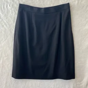Banana Republic Womens Pencil Skirt 2 Wool‎ black
