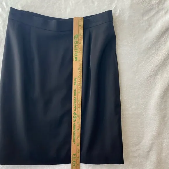 Banana Republic Womens Pencil Skirt 2 Wool‎ black