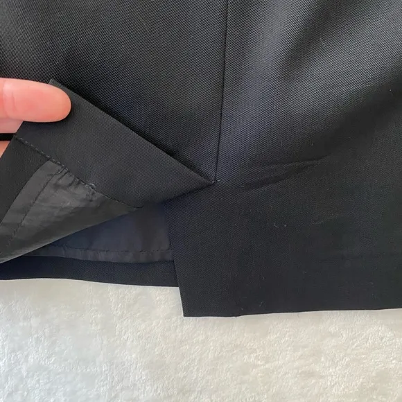 Banana Republic Womens Pencil Skirt 2 Wool‎ black