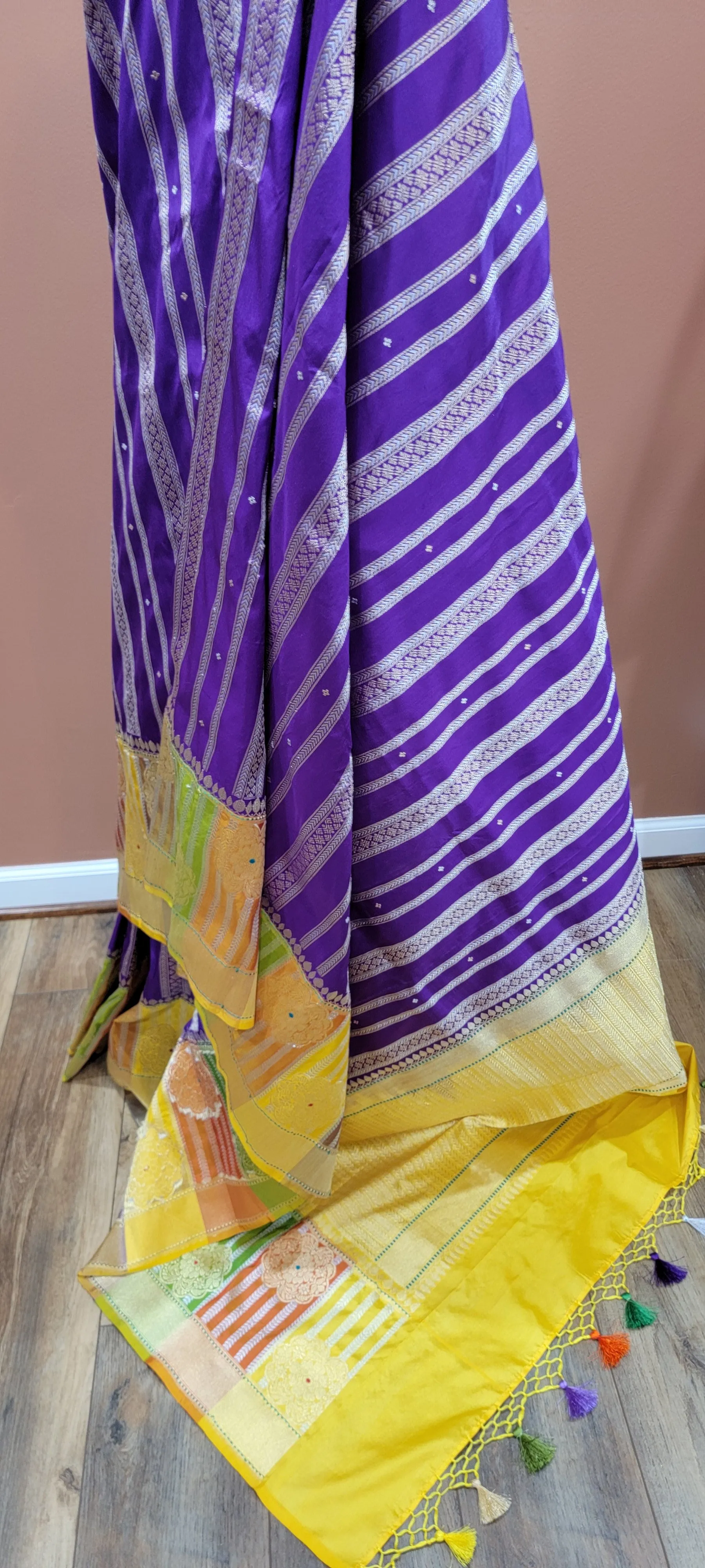 Banaras Katan with Rangkart Border saree.