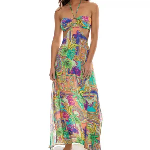 Bandeau Ring Cut Out Dress