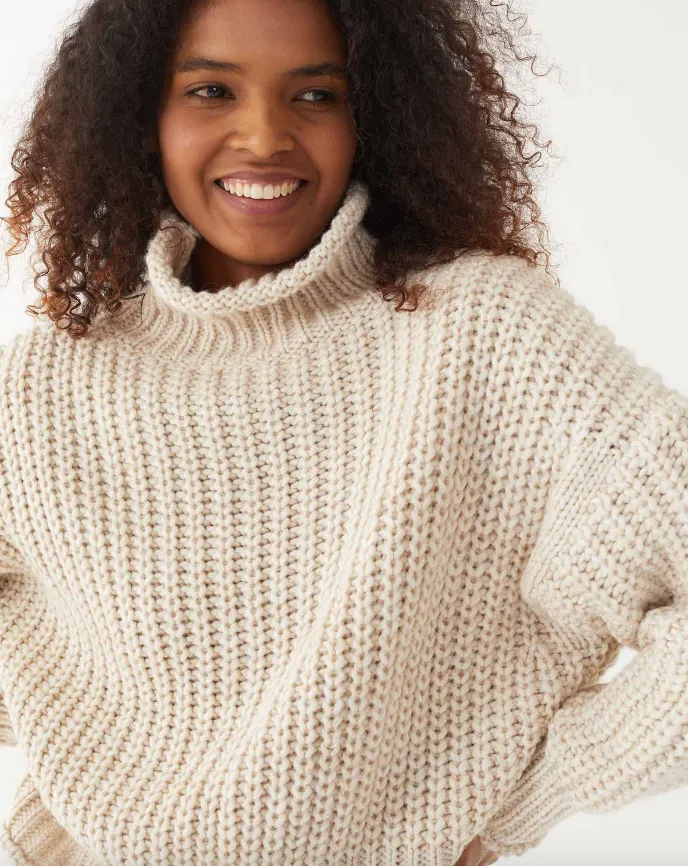 Beachside Turtleneck Sweater