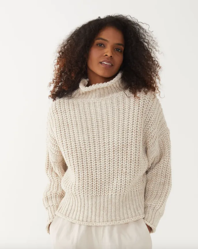 Beachside Turtleneck Sweater