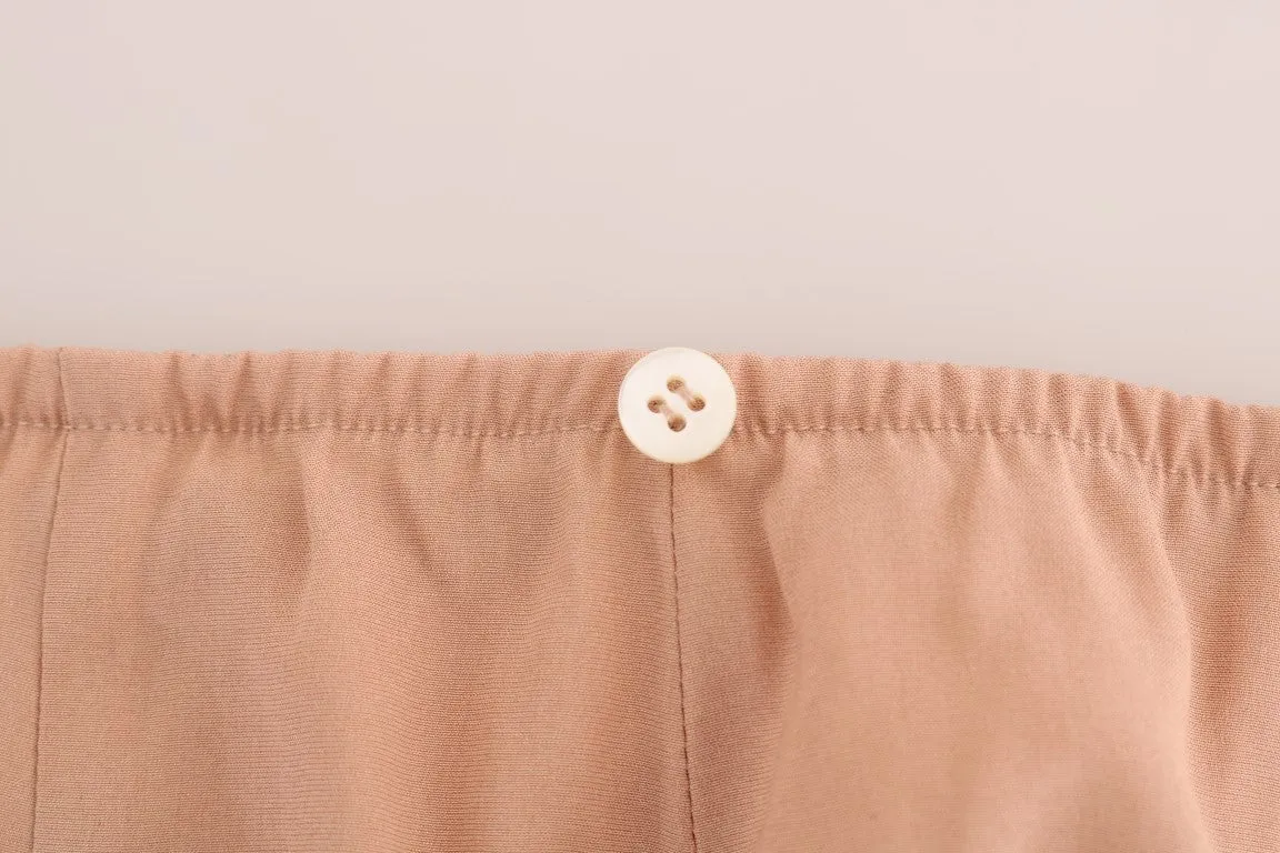 Beige Lamb Wool Lace Underwear Skirt