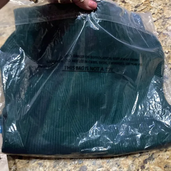 belldini Deep Emerald V-Neck Sweater