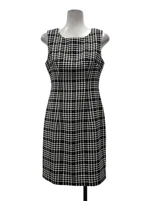Black Checkered Shift Dress