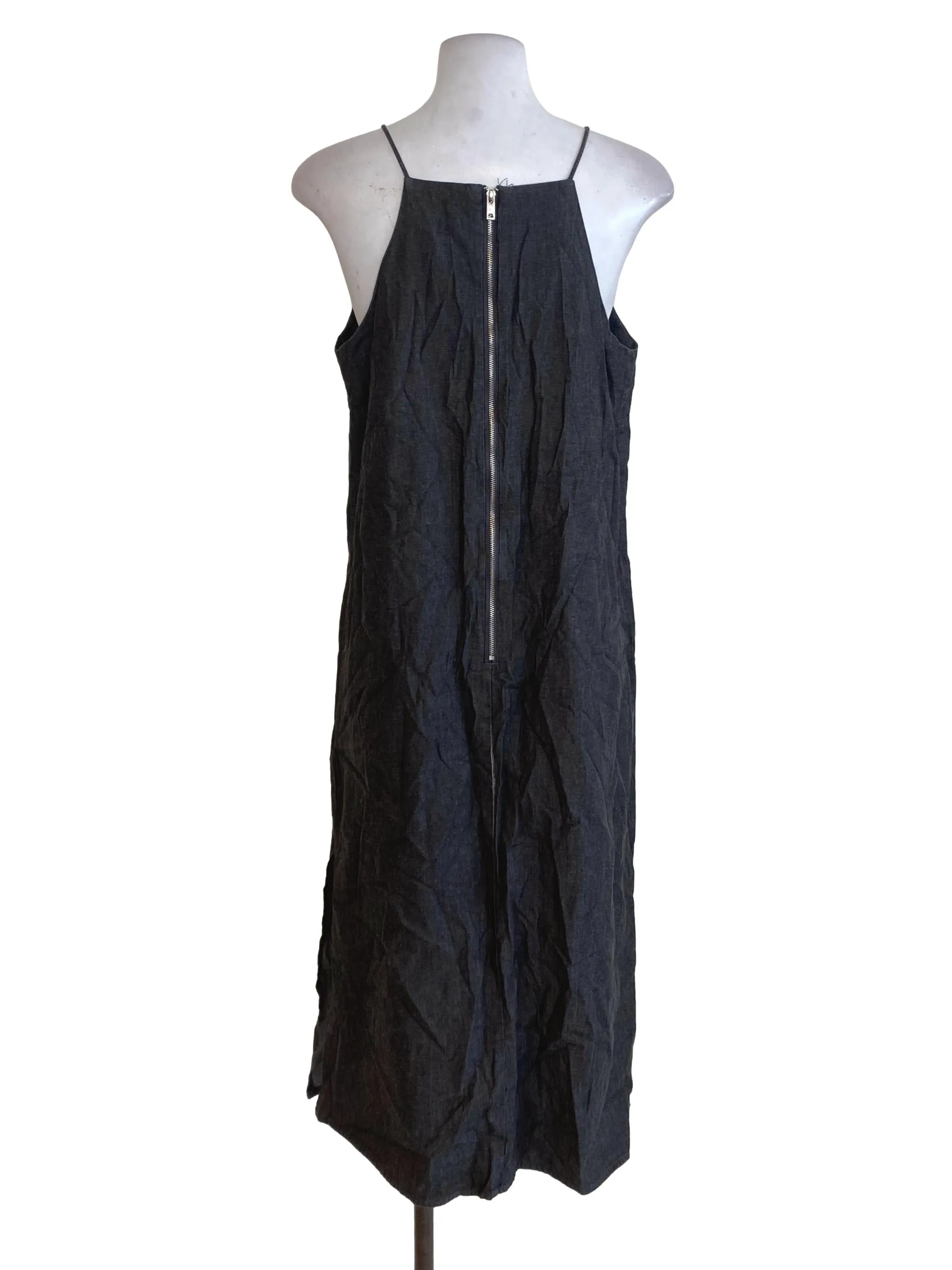 Black Denim Shift Dress
